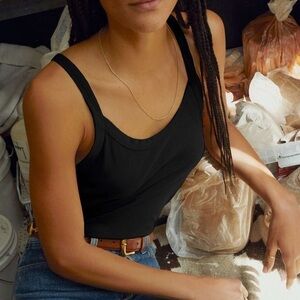 Nation Ltd navy blue Rebecca tank top